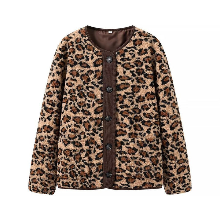 DIANA™- Leoparden-Winterjacke