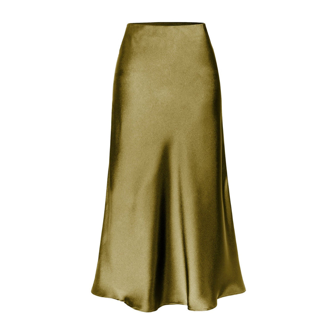 KEITH™ – Eleganter Midirock mit hohem Bund und Seitenschlitz
