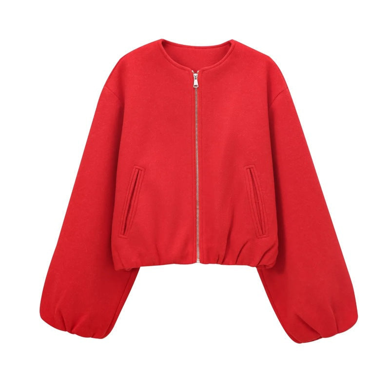 ARMINDA™ – Lässige Jacke mit Ballonärmeln