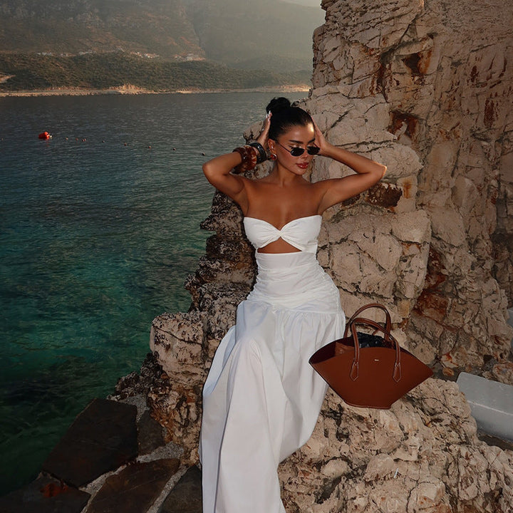 DIWATA™ - Lässiges ärmelloses Strandkleid