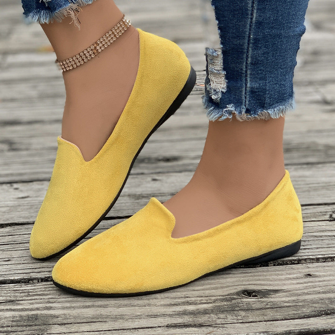JANELLE™ – Legere, bequeme Ballerinas mit spitzer Zehenpartie
