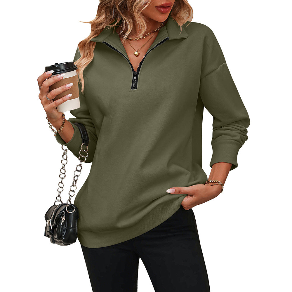 ALEX™ – Zeitloser lässiger Zip-Pullover