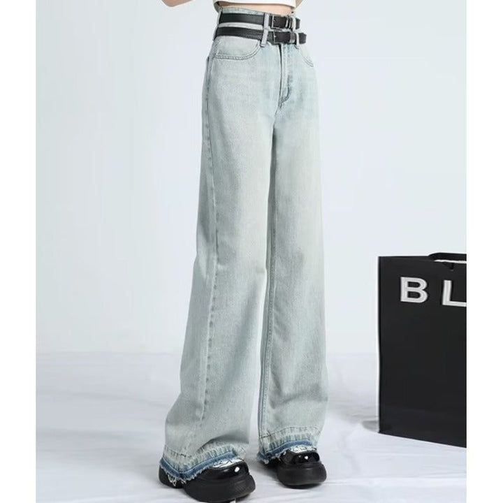 MAVINA™ – Sommer Loose Fit Saum Jeans