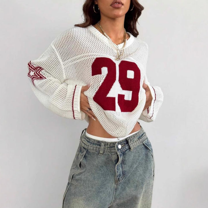 ALON™ – Retro Langarm Pullover