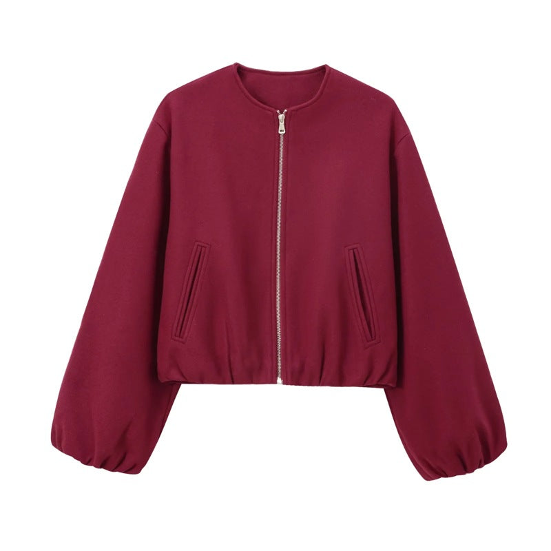 ARMINDA™ – Lässige Jacke mit Ballonärmeln