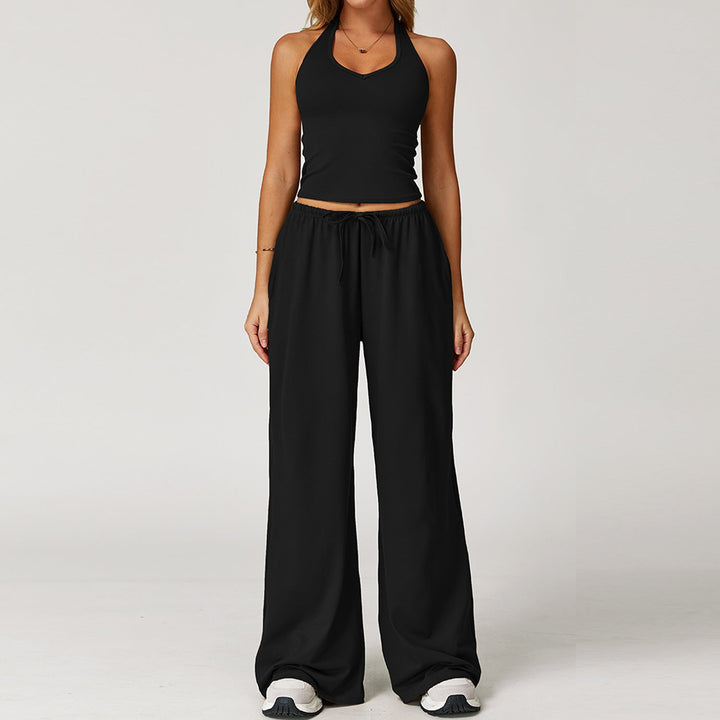 DINGDING™ – Lässiges bauchfreies Tanktop und weites Hosen-Set