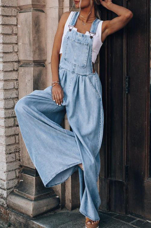 URA™ - Vintage-Overall mit weitem Bein