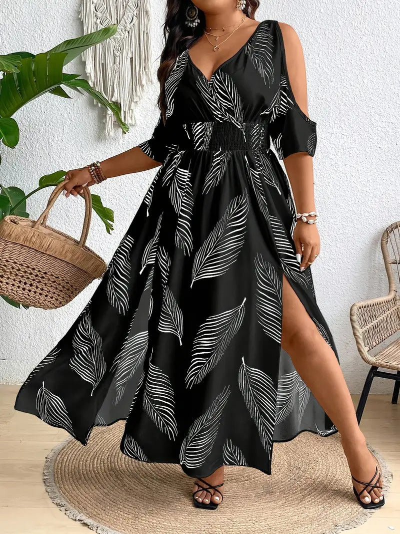 SIZAINE™ – Bequemes, fließendes Sommerkleid in großen Größen