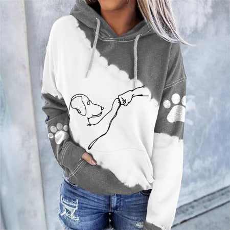 FUREVER™ – Künstlerisches Haustier-Kapuzenpullover
