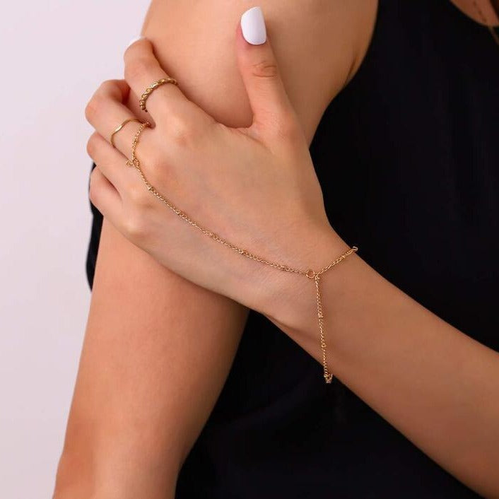 MYLENE™ – Zartes Handkettenarmband