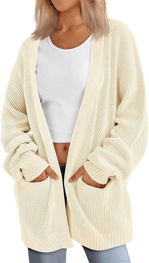 HANSEL™ - Leichter, locker sitzender Cardigan mit V-Ausschnitt