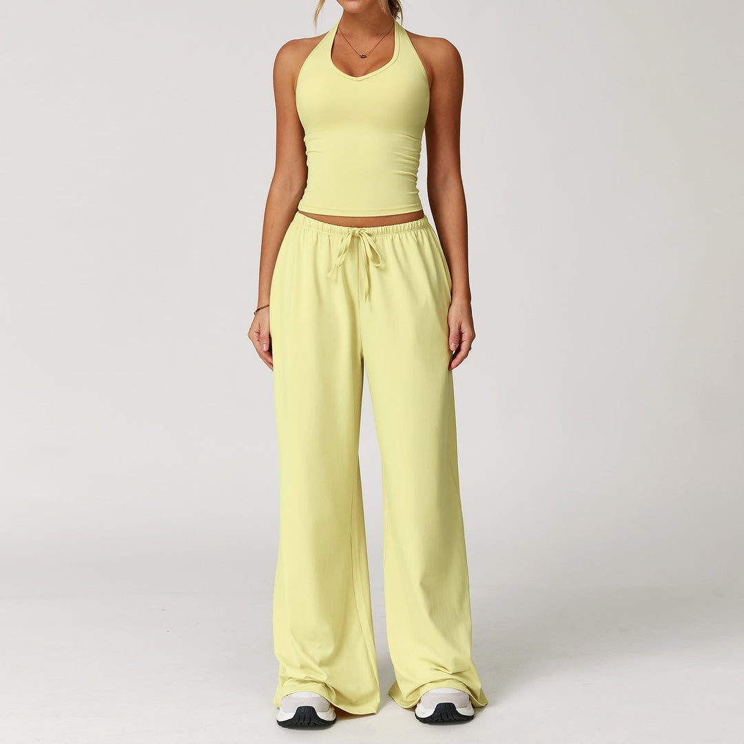 ARAYA™ - Set aus lässigem Crop-Tanktop und Hose mit weitem Bein
