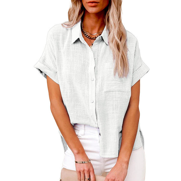 AUDRINE™ – Bequeme legere Bluse mit Knopfleiste