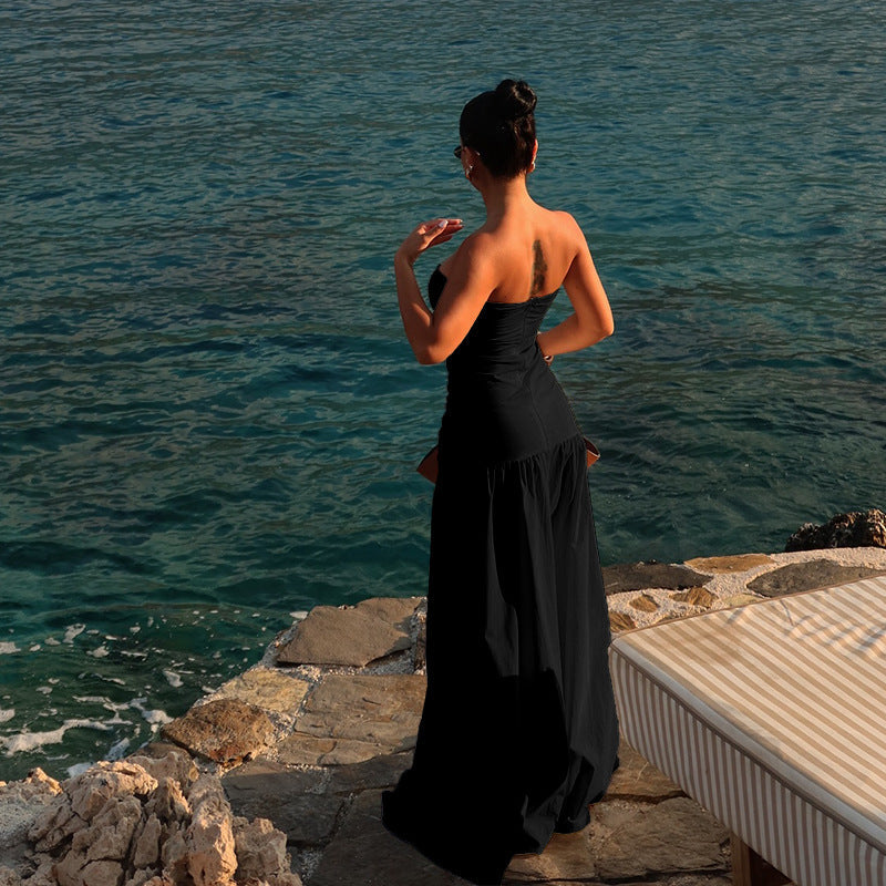 DIWATA™ - Lässiges ärmelloses Strandkleid