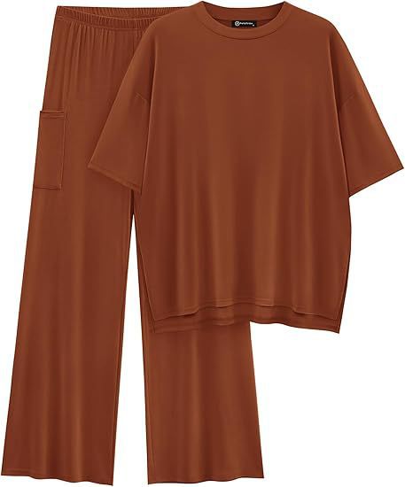 FILTA™ - Leger geschnittenes Basic-Oberteil und Hose mit Gummizugbund im Set