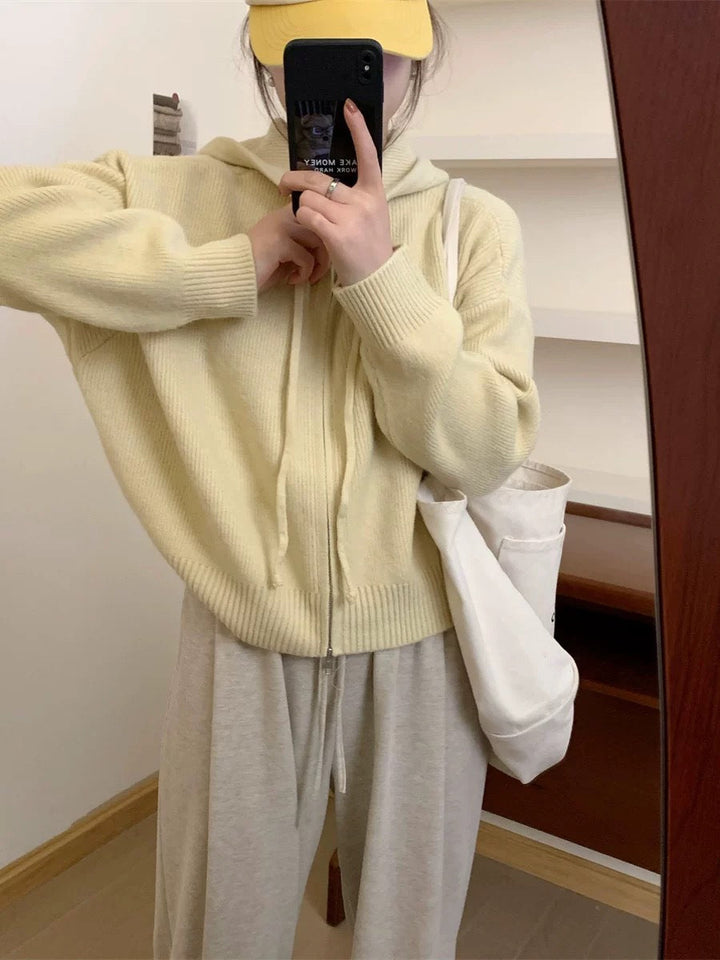 ARLENE™ – Kuschelig weicher Kapuzen-Cardigan mit langen Ärmeln