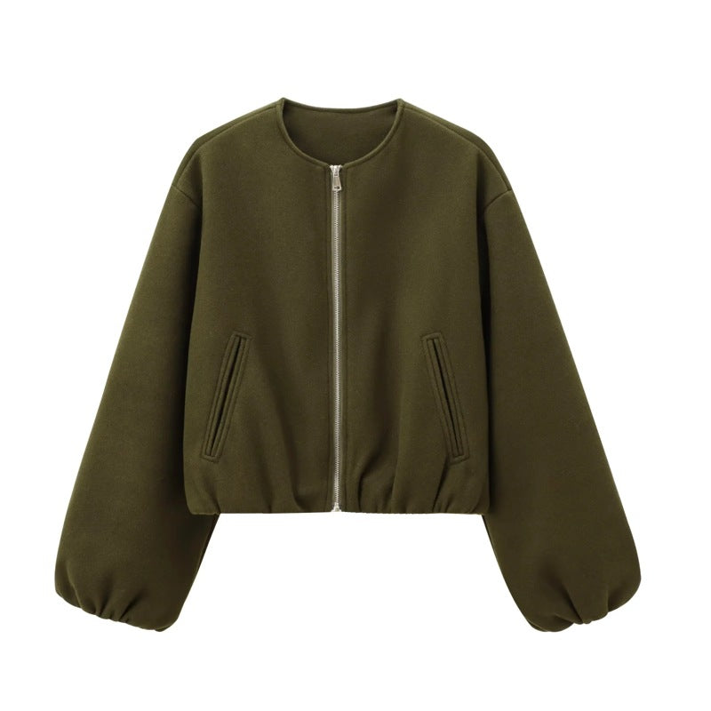 ARMINDA™ – Lässige Jacke mit Ballonärmeln