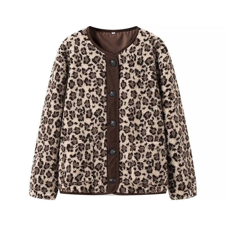 DIANA™- Leoparden-Winterjacke