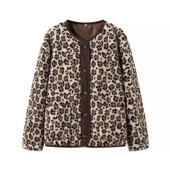 DIANA™- Leoparden-Winterjacke