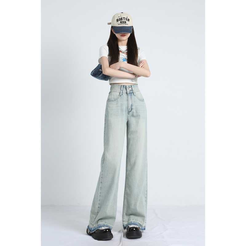 MAVINA™ – Sommer Loose Fit Saum Jeans