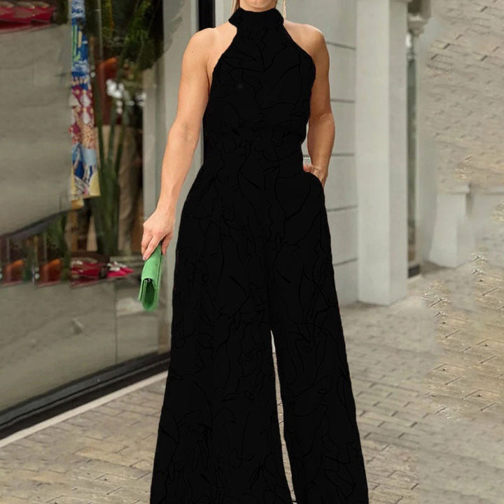 QIANA™ - Eleganter, ärmelloser Sommer-Jumpsuit mit weitem Bein und Bindeband