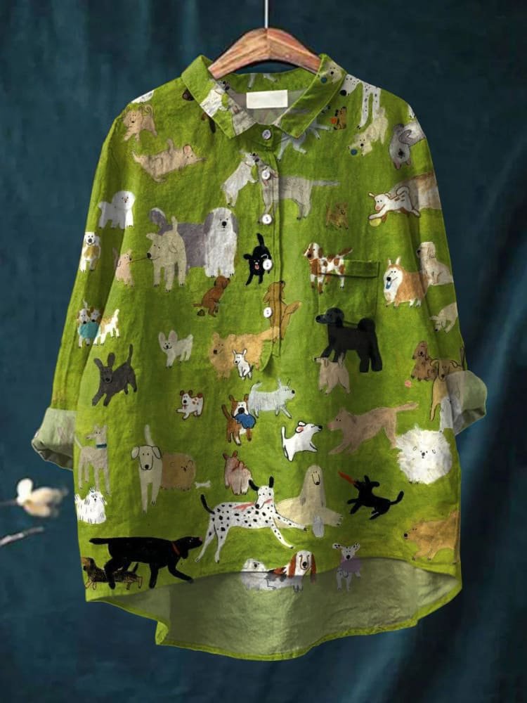 ELLIE™ - Hunde-Kunst-Shirt