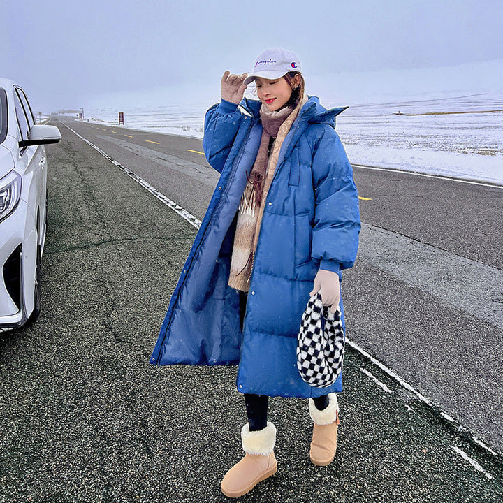 LEMI™ - Bequeme wasserdichte, lange Pufferjacke mit Kapuze