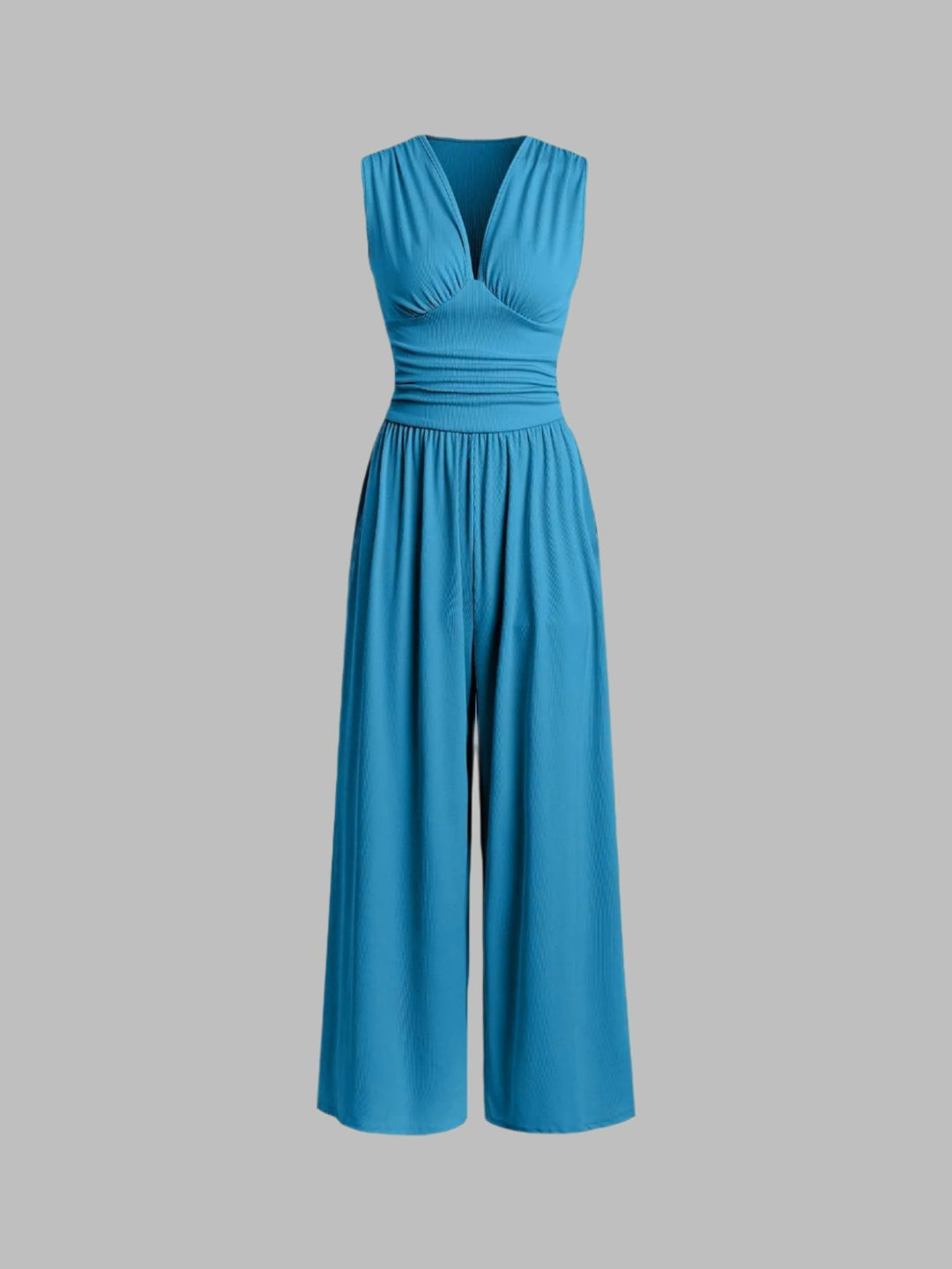 CHARITY – Schicker ärmelloser Overall mit weitem Bein