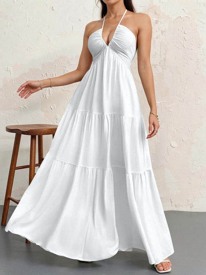 WALO™ - Lässiges, ärmelloses Sommer-Maxikleid mit lockerer Passform