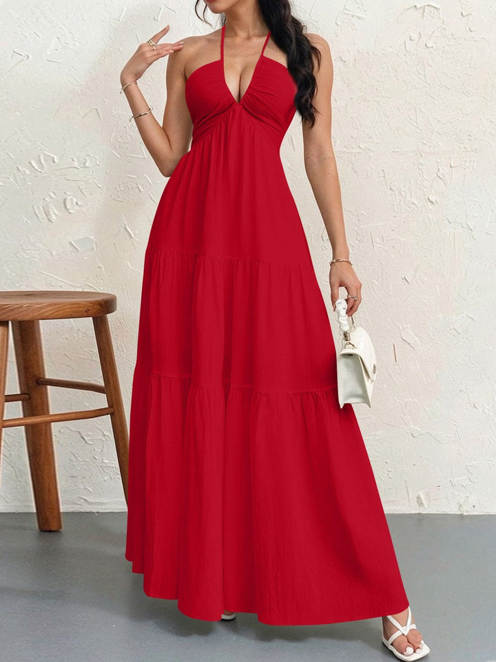 WALO™ - Lässiges, ärmelloses Sommer-Maxikleid mit lockerer Passform