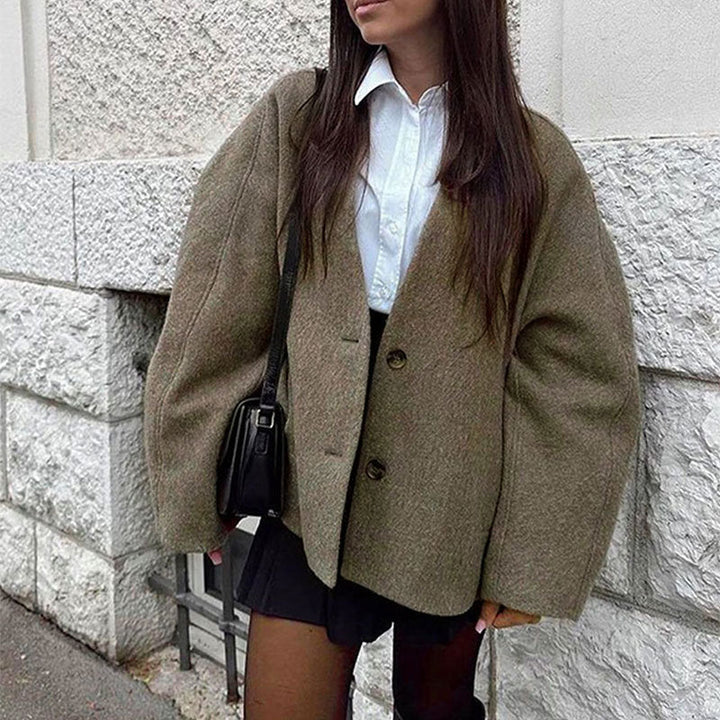 GILDA™ – Klassische Langarm-Knopfjacke