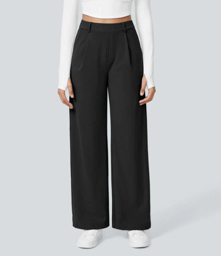 CHARMIE™ - Lässige High Waist Hose mit geradem Bein