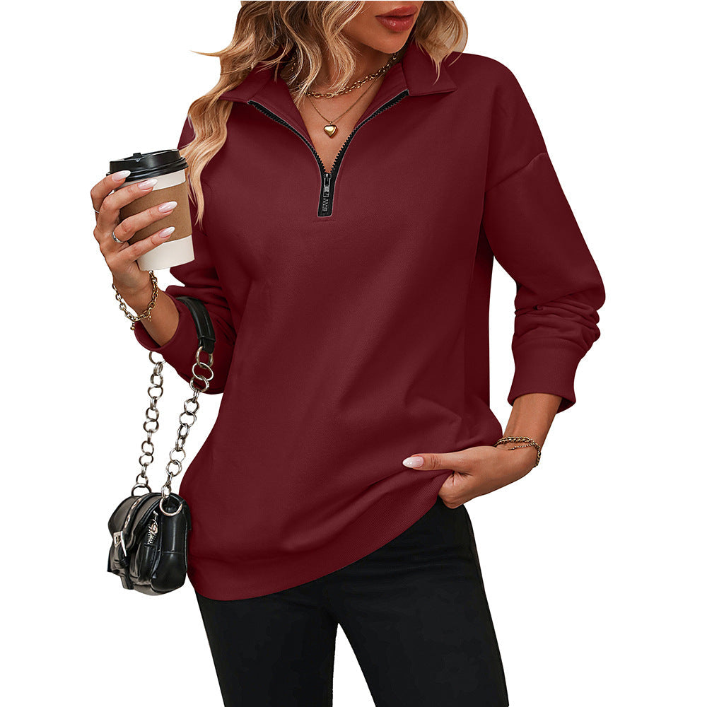 ALEX™ – Zeitloser lässiger Zip-Pullover