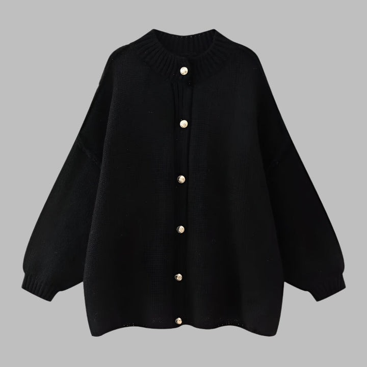 GANI™ – Klassischer durchgeknöpfter Langarmcardigan