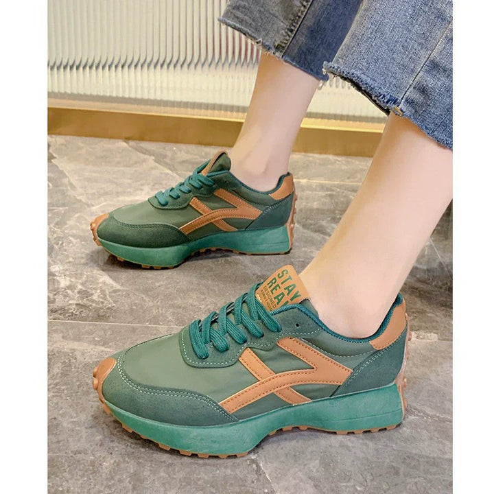 ADRIANA™ - Lässige Leder-Sneaker mit dicker Sohle für den Alltagskomfort