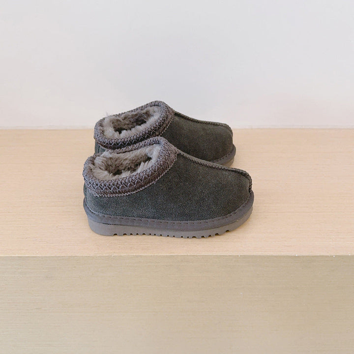 HALO™ - Bequeme, flauschige Outdoor-Pantoletten aus geflochtenem Wildleder