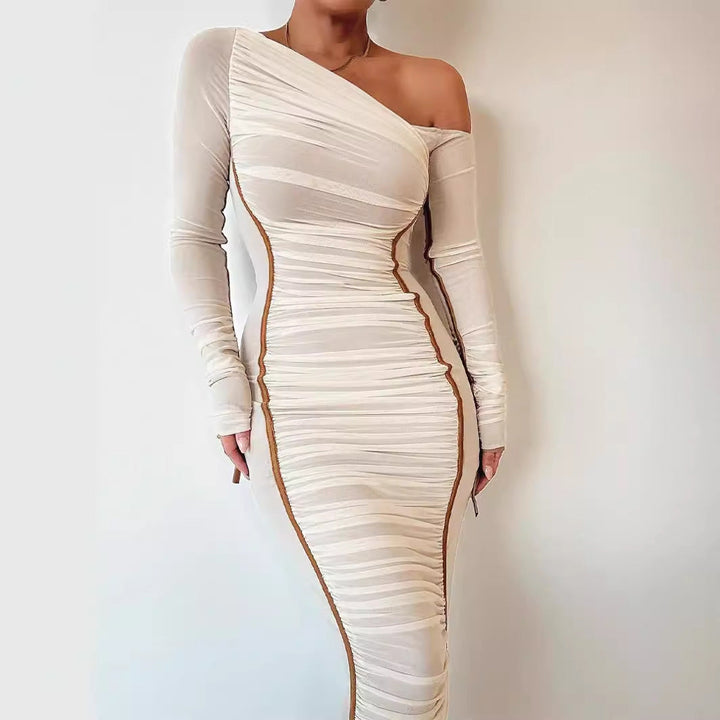 BENTE™ – Elegantes Bodycon-Midikleid mit langen Ärmeln