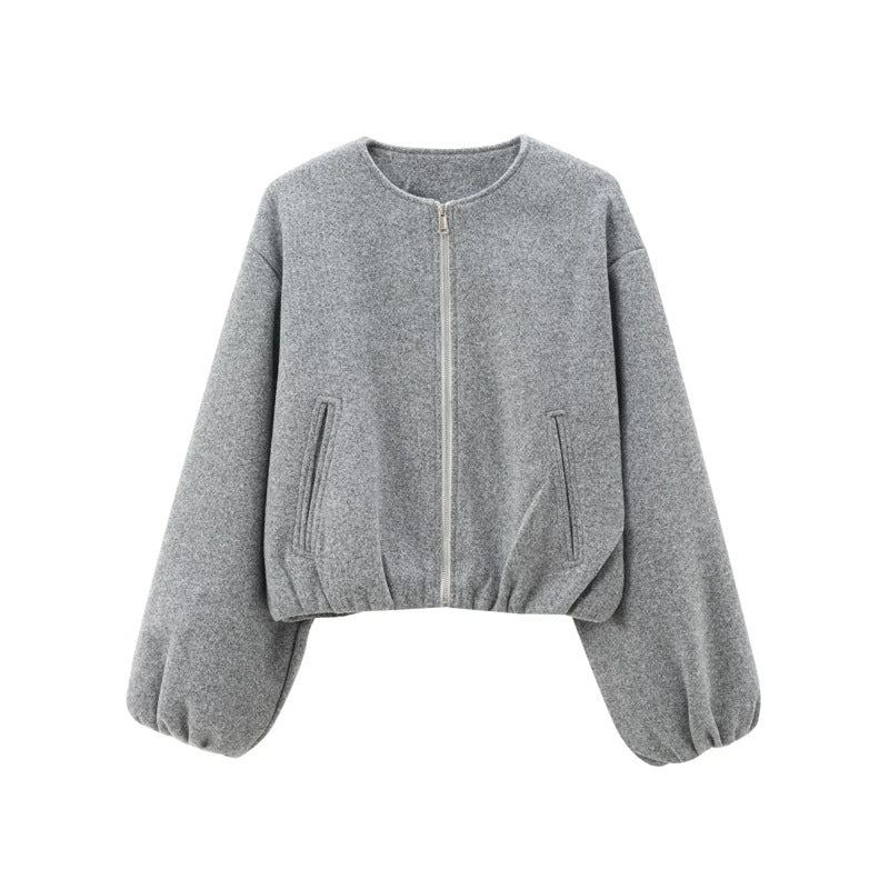 ARMINDA™ – Lässige Jacke mit Ballonärmeln