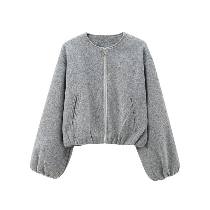 ARMINDA™ – Lässige Jacke mit Ballonärmeln