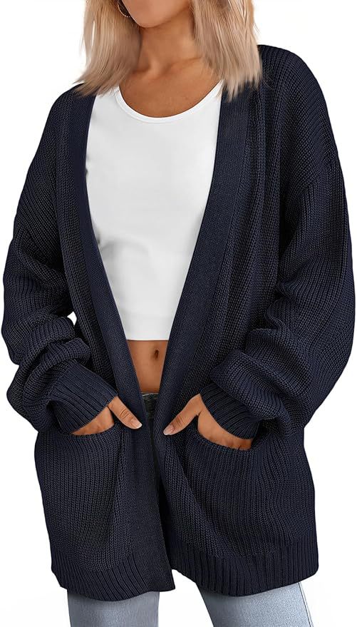 HANSEL™ - Leichter, locker sitzender Cardigan mit V-Ausschnitt