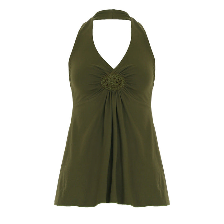 ELSATI™ – Freizeitliches Basic Neckholder-Top