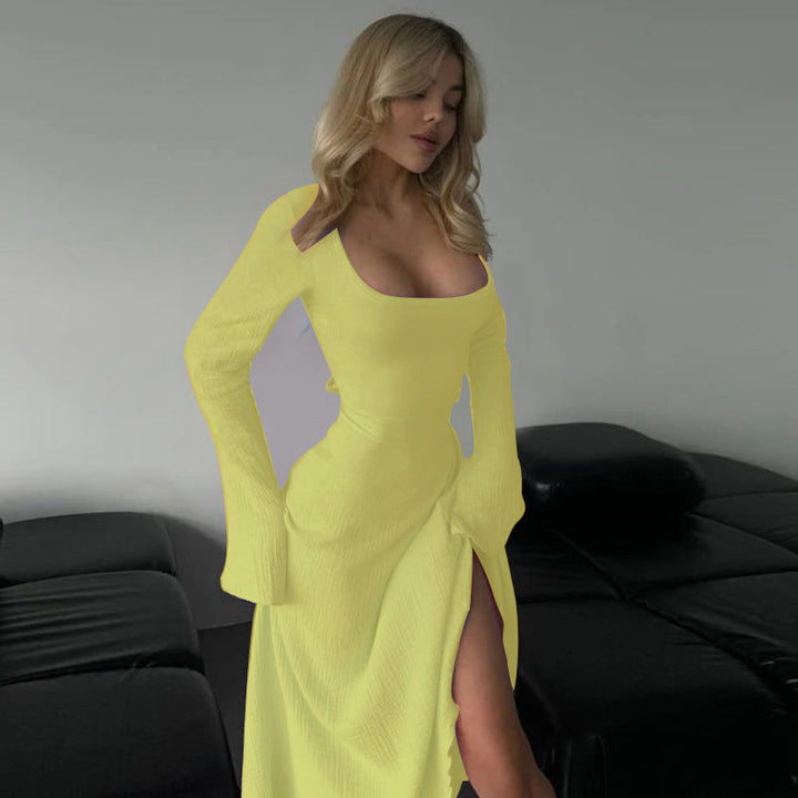TILA™ - Elegantes Kleid mit Bindedetail und Volantärmeln