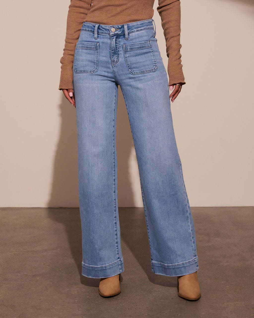 LOVIA™ – Klassische Retro High-Waist Jeans mit schmalem Schnitt