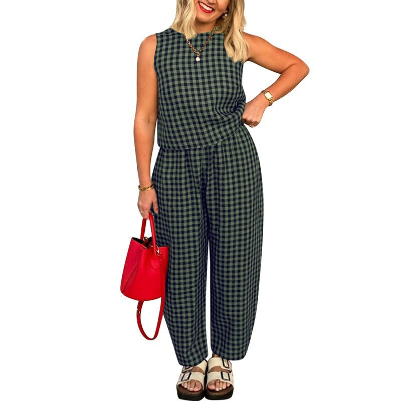 ELARAMI™ – Leichte ärmellose Freizeit-Loungewear (Zweiteiler)
