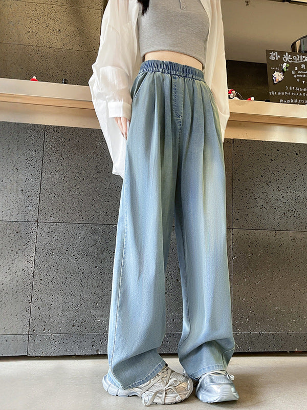 ZINNA™ – Bequeme High Waist Weite Flow Hose