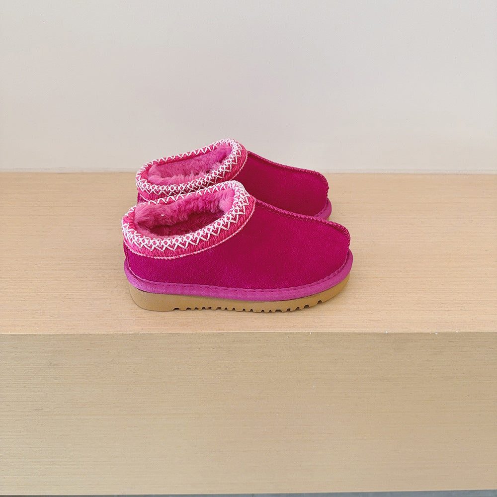 HALO™ - Bequeme, flauschige Outdoor-Pantoletten aus geflochtenem Wildleder