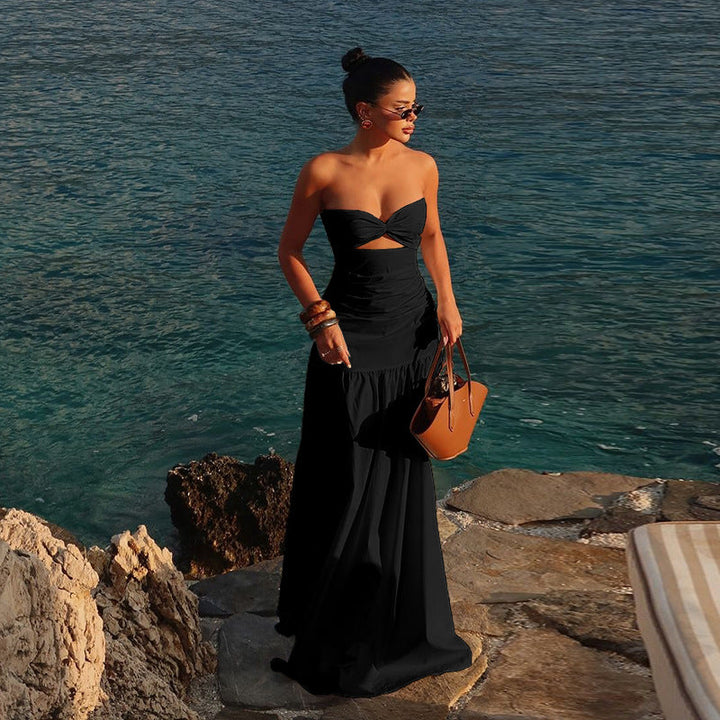 DIWATA™ - Lässiges ärmelloses Strandkleid