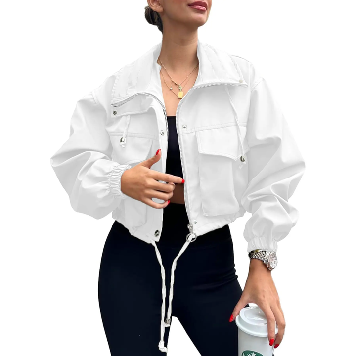 HELENA™ – Elegante Windbreaker-Jacke mit Reißverschluss