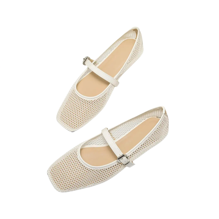 WREN™ – Atmungsaktive Mary Jane Flats mit Aussparungen