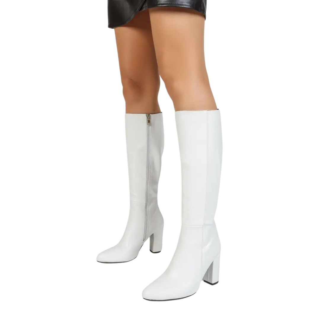 OTTAVIA™ – Elegante spitze Kniehohe Stiefel
